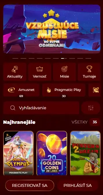eurogold – mobilné casino